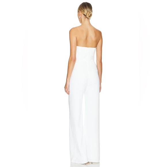 Amanda Uprichard Strapless Puzzle Jumpsuit - Picture 2 of 3